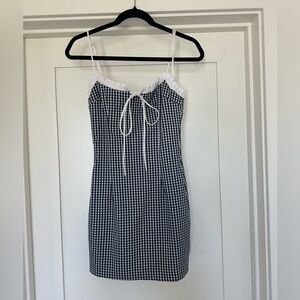 Zara Gingham Mini Dress